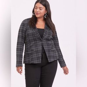 TORRID SOLD OUT STUDIO DOUBLE KNIT BLAZER in sz 2X Brand new w tags